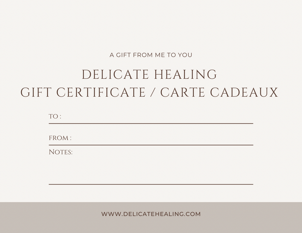 GIFT CARD / CARTE CADEAUX